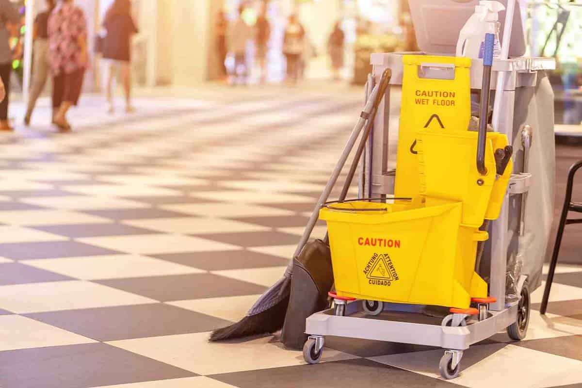 Commercial floor cleaning services for retail, shopping and stores.