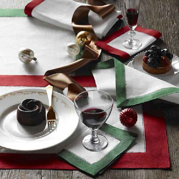 Sferra-Filetto Table Linens