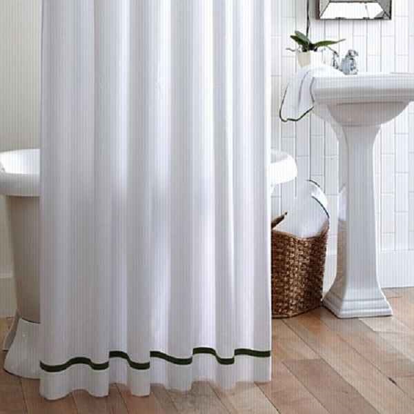 Peacock Alley-Pique Shower Curtain