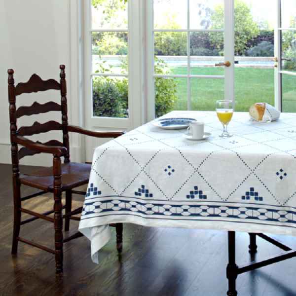 Huddleson-Italian Linen Printed Table Linens-Anfa