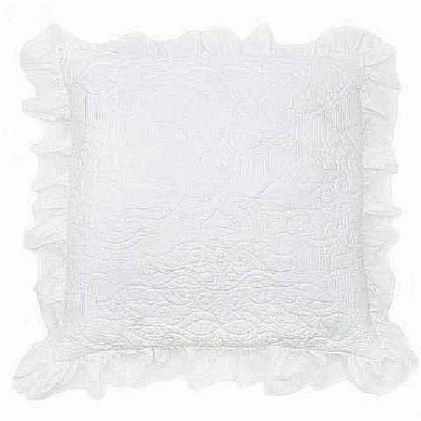 Ida Mae-Oma White Pillow Cover