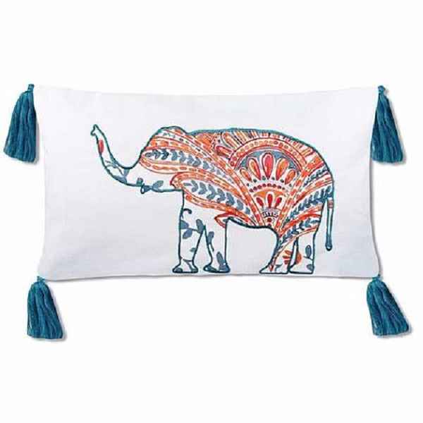 Ida Mae-Edie Elephant Pillow Cover