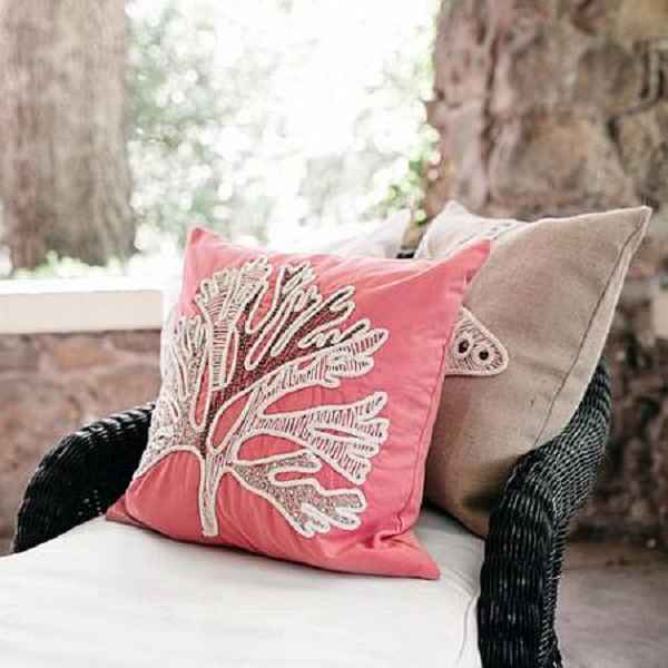 Ida Mae-Addie Burlap Pillow Cover