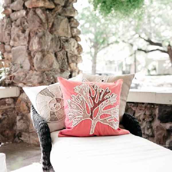 Ida Mae-Christa Coral Pillow Cover