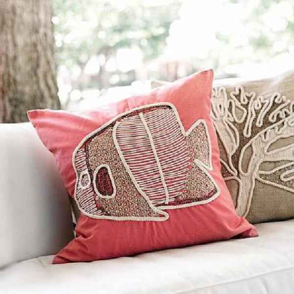 Ida Mae-Kay Coral Pillow Cover