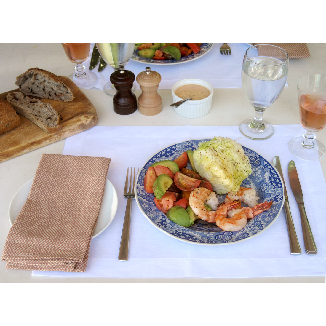 White-linen-placemat-shibori-pink-japanese-cotton-napkin_2