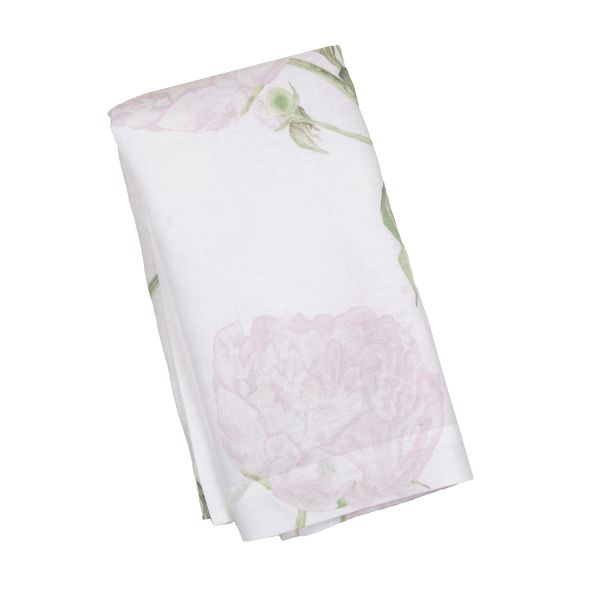 huddleson-white-pink-floral-linen-napkin